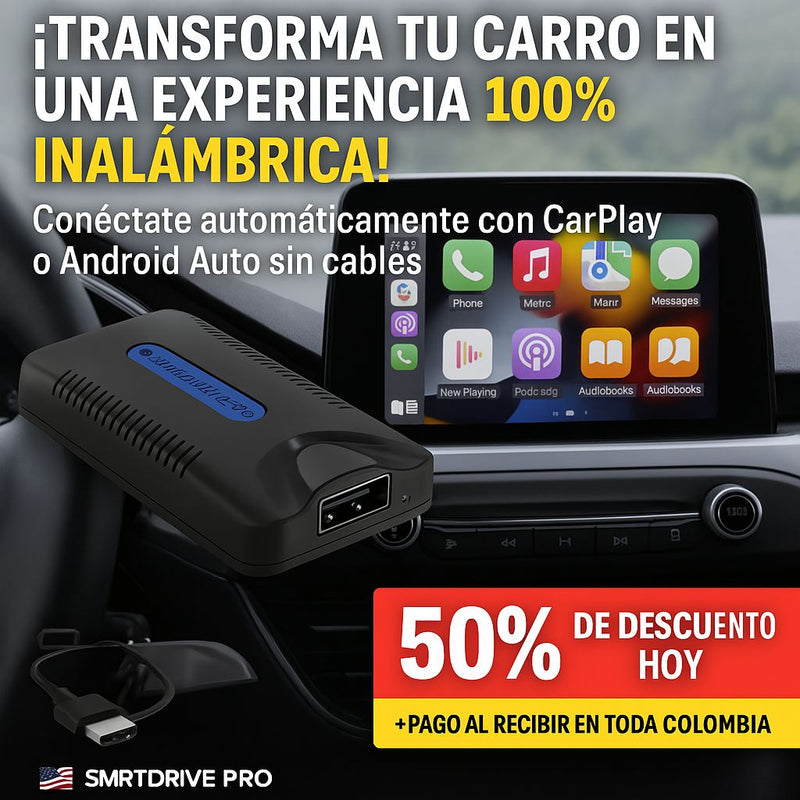 SMARTDRIVE PRO™ — Convierte la pantalla de tu carro en un centro smart completo